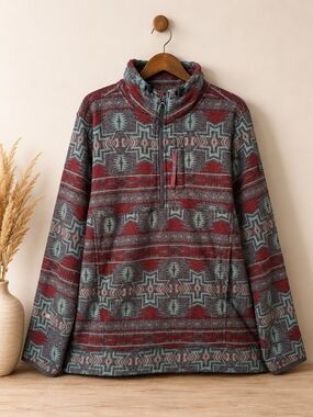 Powder River Outfitters by Panhandle Jacket XL Southwestern Western Pullover